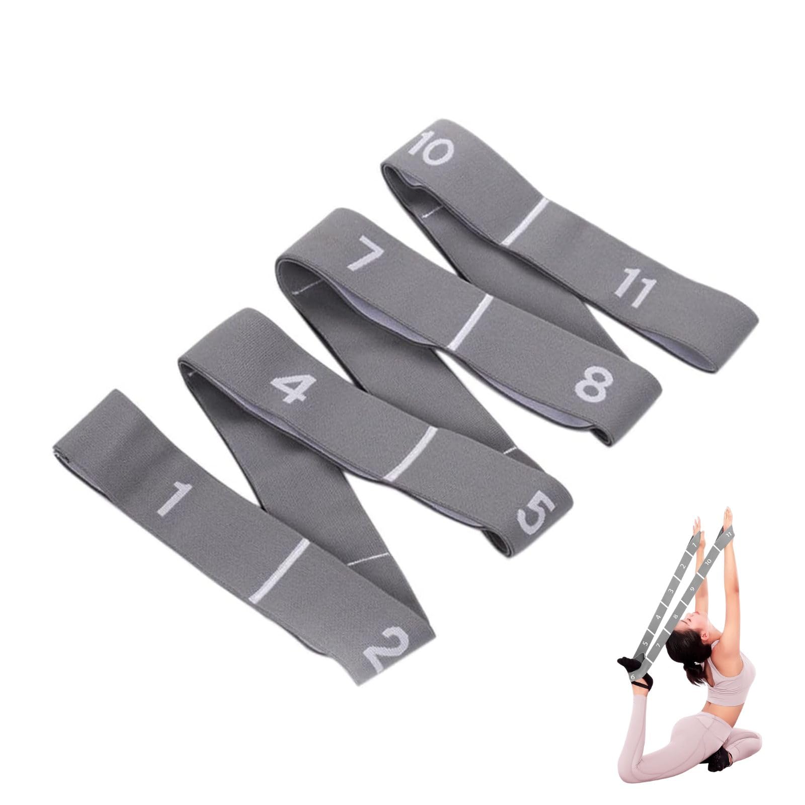 Itisyou Stretch Band Pilates Band Yoga Band Leg Stretcher High чёрный