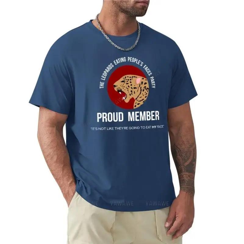 Leopards Eating Peoples Faces Party TShirt crew neck t shirts Oversized tshirt fruit of the loom mens t shirts 4XL