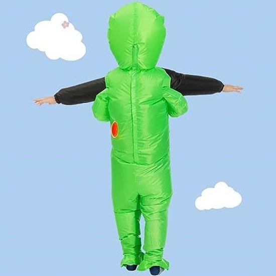 REKUCCI Alien Costume Inflatable Cosplay Halloween Adult Child Christmas Birthday Cultural Festival Event (Child 120cm-140cm)