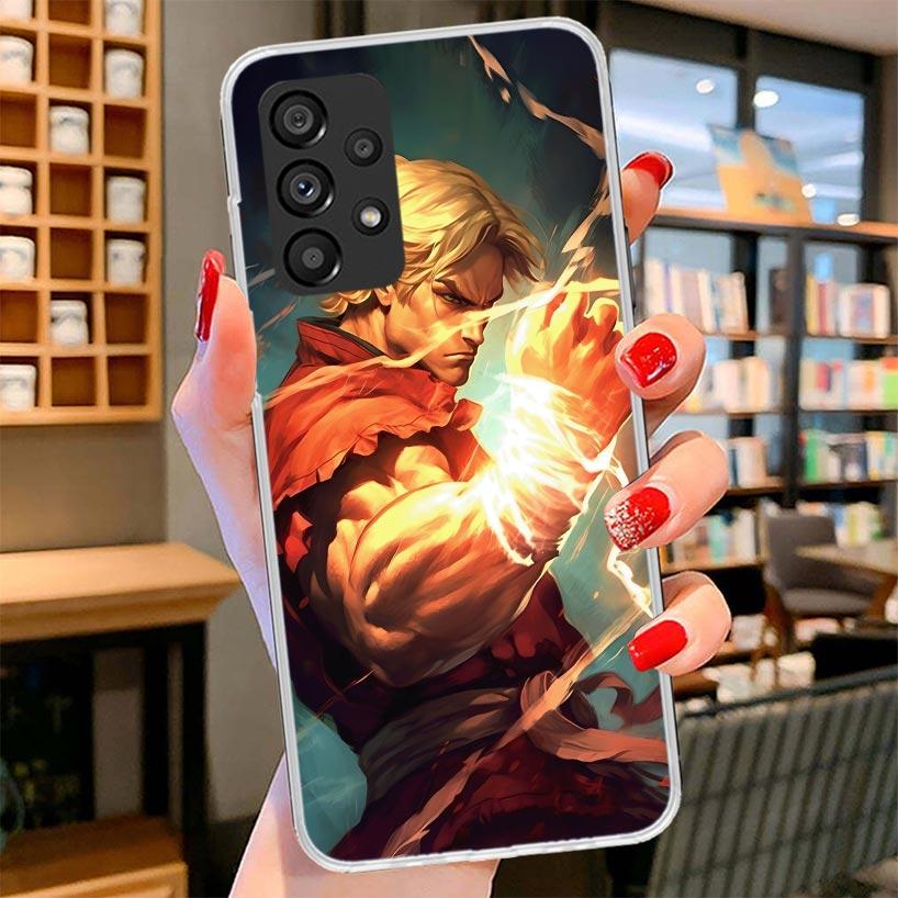 Game S-Street F-FighterS Phone Case For Samsung Galaxy A12 A22 A32 A52 A72 A02S Phone Case Note 20 Ultra 10 S10 Plus A51 A71 A50