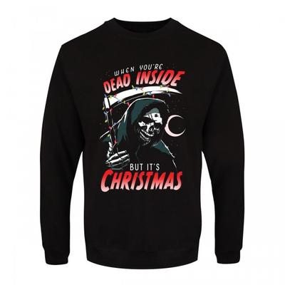 Mens When You're Dead Inside But It's Christmas Sweatshirt