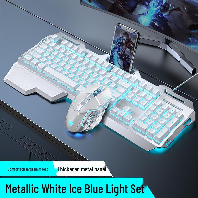 GX80 Mechanical Keyboard, Mouse & Headset Set - Brown Switch, Wired for Laptop & E-sports Gaming