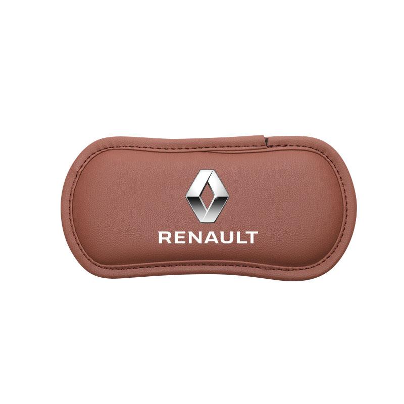 1 Pièce Coussin de Voiture en Cuir Coussin de Genouillère de Voiture Coussin de Jambe en Mousse à Mémoire de Forme Élastique Pour Renault Dacia Série Reynolds Koleos Kadjar Captur