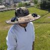 Solar-powered Fan Large Brim Hat for Men, Outdoor Sun Protection Hat, Summer Sun Hat, Hiking Fisherman Hat