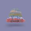 Style Versatile Hat Oil Painting Color Tone Warm Knitted Fisherman Hatscaps