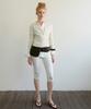 Aobteu Two-Way Henley T-Shirt - Cream