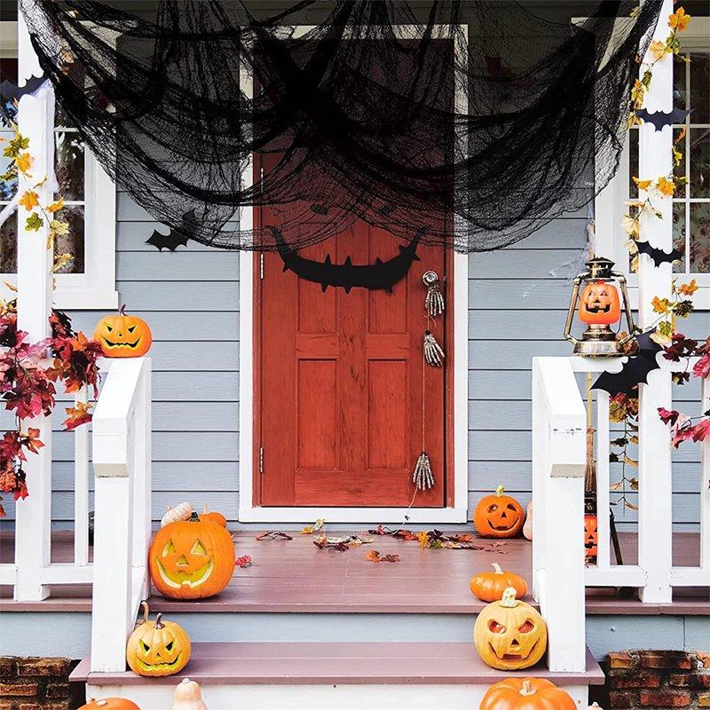 Scary Halloween Gauze Horror Haunted Houses Decor Halloween Creepy Cloth Creepy Spooky Halloween Decorations Outdoor Indoor