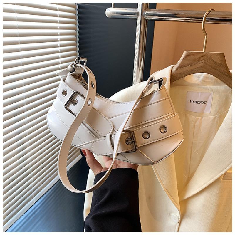 Нишевый дизайн багетная сумка под мышку женская новая трендовая крутая универсальная темпераментная высококлассная модная сумка через плечо белый