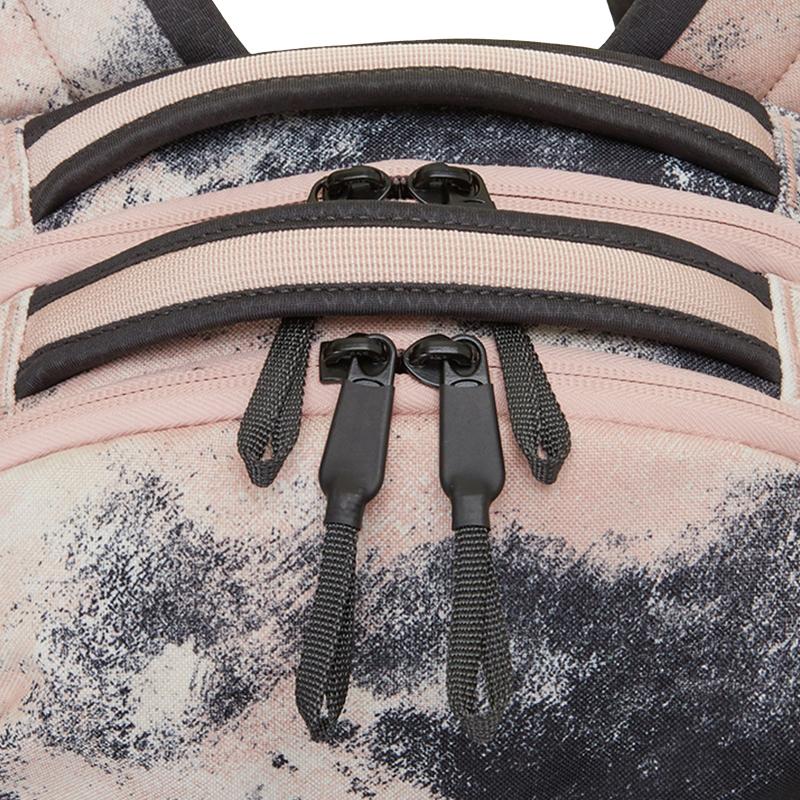 The North Face 22L Solid Color Zipper Logo Print Backpack Unisex Backpack Light-Pink NM2SP71B