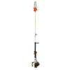 Gas Pole Saw, 25CC 2 Stroke Gas Powered Pole Saws with 20.3 cm Cutting Bar, Cordless Tree Trimmer with 650ml Fuel Tank, 2 to 2.74 m Extendable,