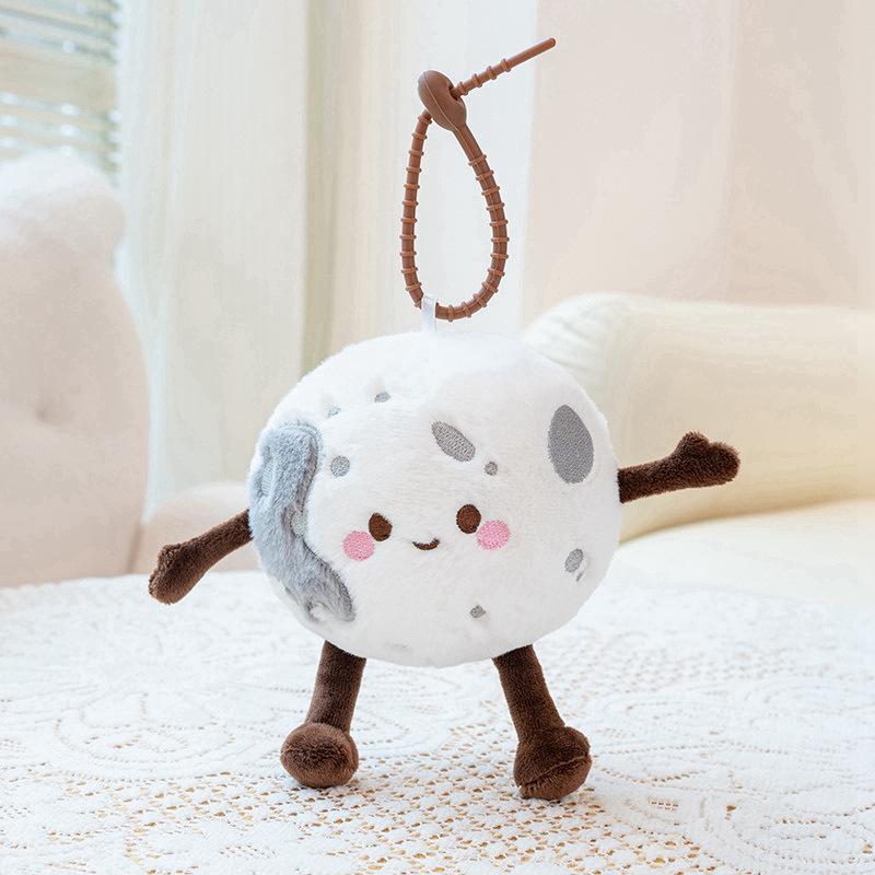 

Adorable Planet Plush Toy: Moon, Earth, Saturn & Mars Doll Pillow Gift for Kids 10*12cm [Pendant]