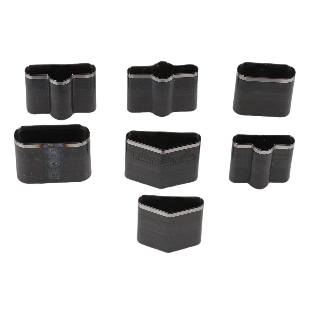 7PCS Hollow Punching Mold High Carbon Steel Cutting Die Set for Leather Fabric Paper Crafts