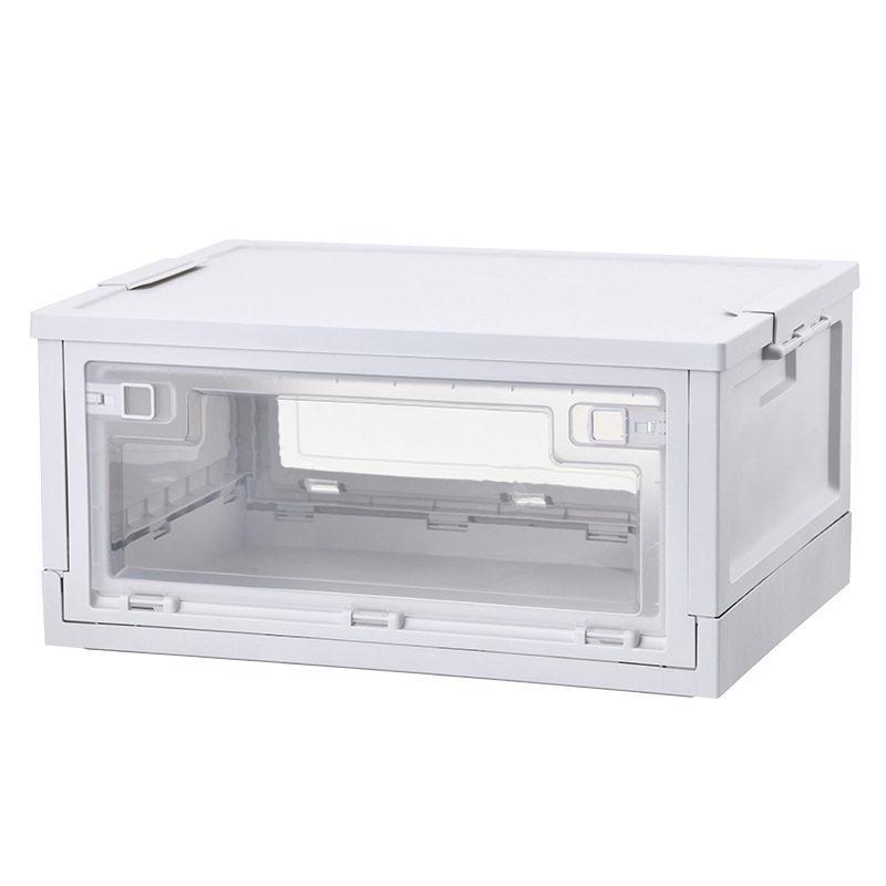 Black Outdoor Camping & Storage Folding Box - Industrial Style for Car Trunk