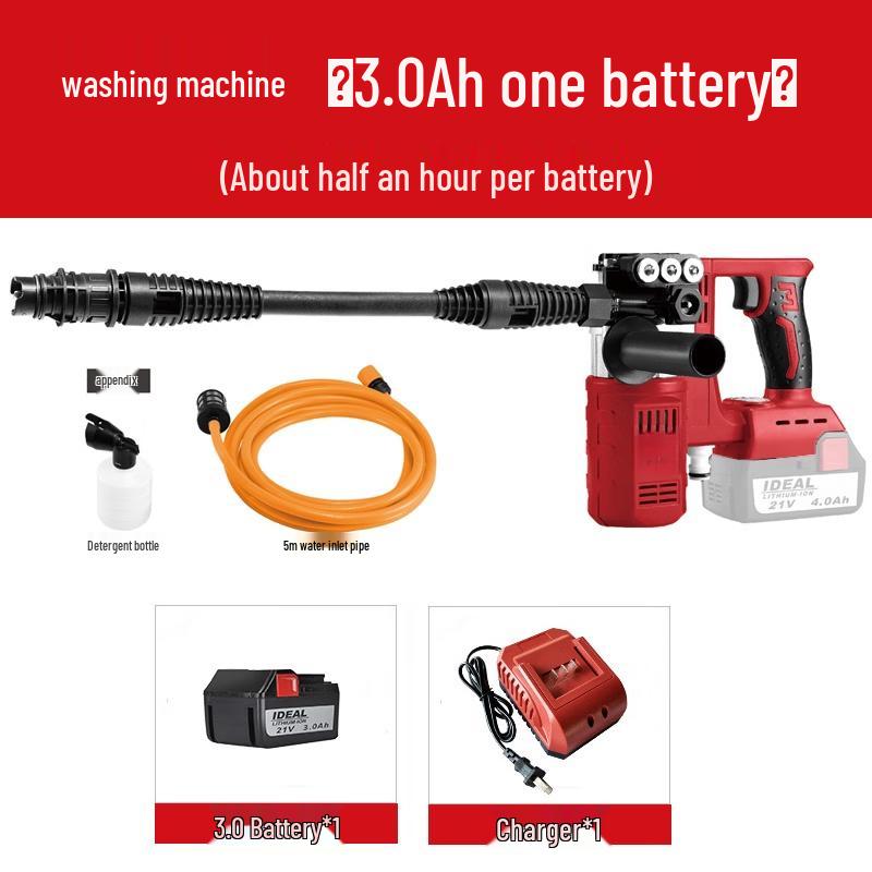 TURBOSUN Cordless Electric Pressure Washer CN plug (adapter included)