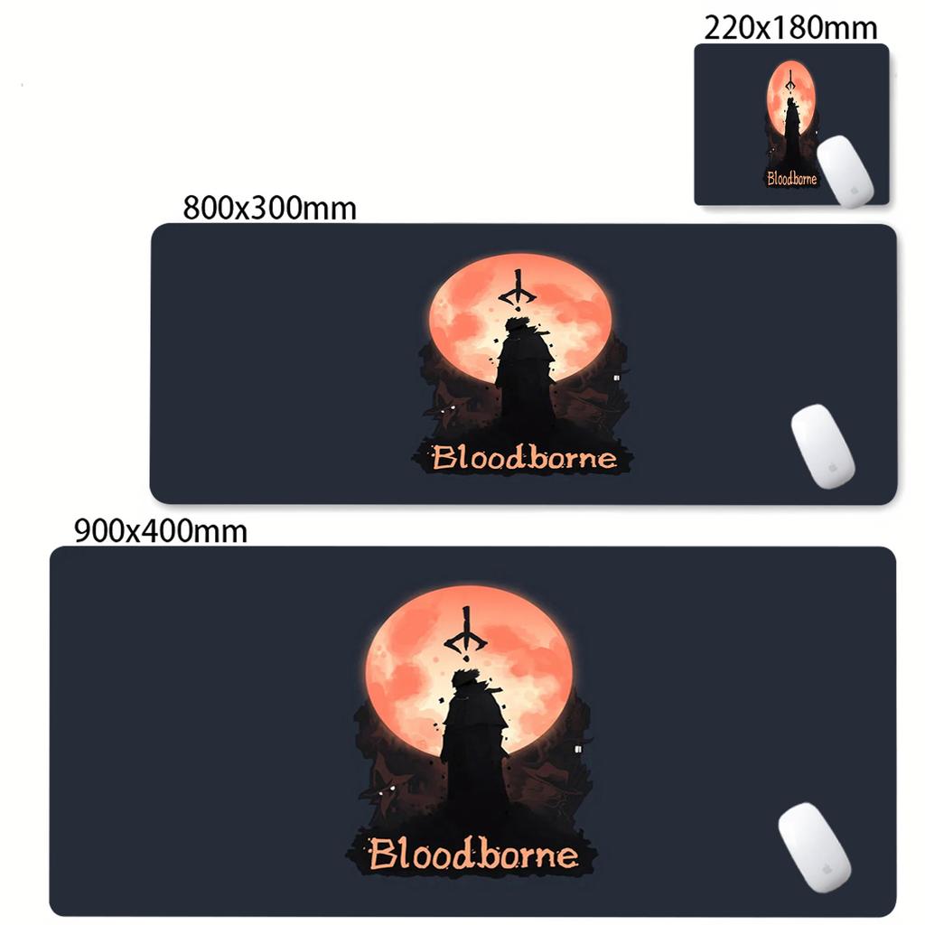 Cool New Bloodborne Gamer Play Mats E-sports Mousepad Large Gaming Mouse Pad Keyboards Table Mat Office Accessories Desk Rug