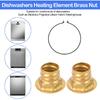 154106202 Dishwashers Heating Element Nut For Frigidaire Electrolux Dishwashers Heating Element 154106201 4162518 08014807 0806834-2pcs