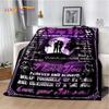 Gift Thanks To My Mom Dad Wife Husband Letter Present Blanket,Soft Throw Blanket for Home Bedroom Bed Picnic Office Sofa Cover