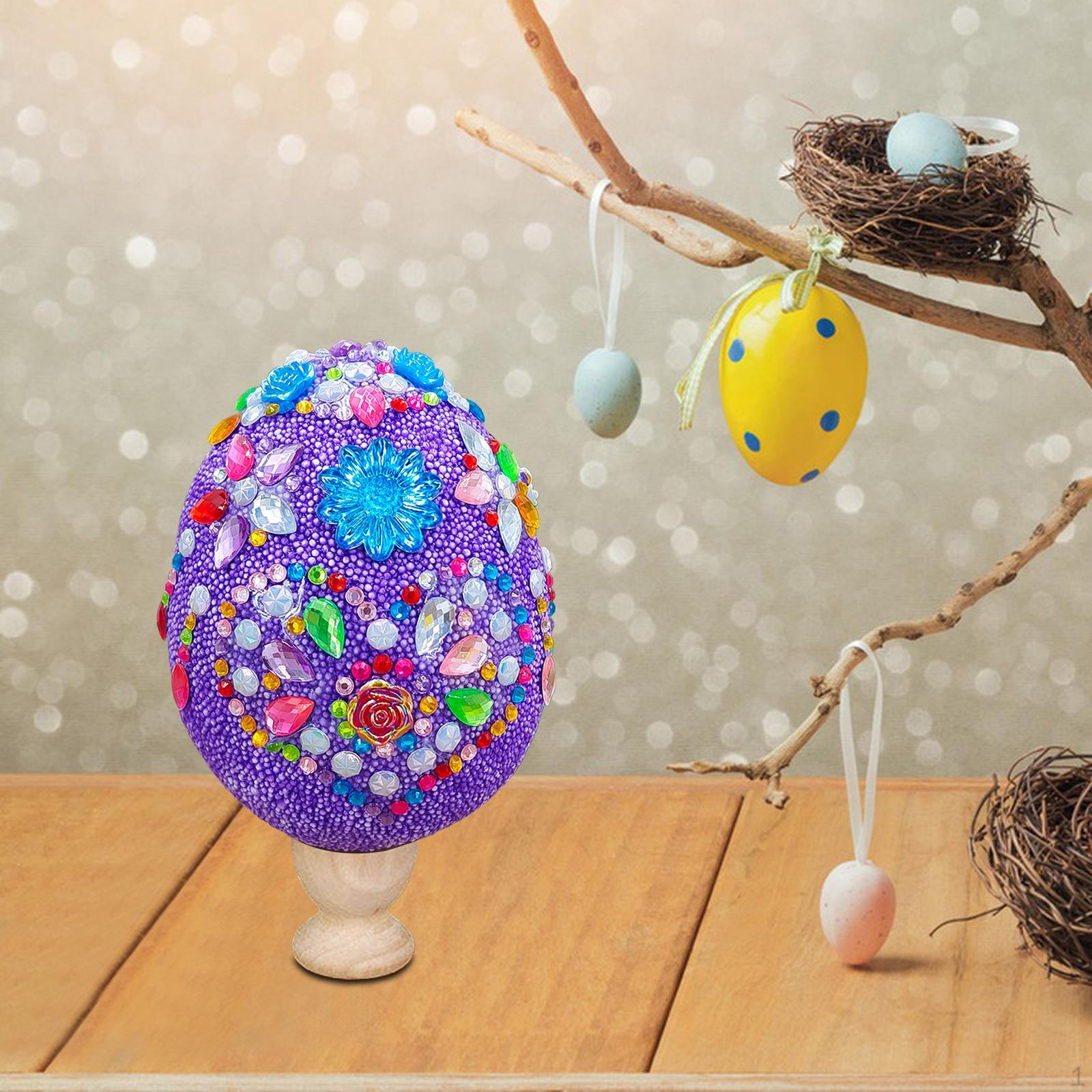 

Easter DIY Sequin Egg , Handmade Toys ,Creative Party Favors Holiday Gift for Indoor Фіолетовий