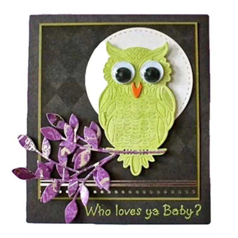 Animal Owl Metal Cutting Dies for Card Making Scrapbooking Paper DIY Template