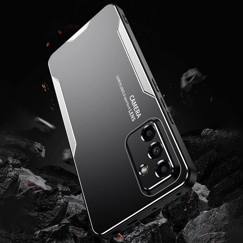 For Samsung Galaxy A14 5G/4G Case Aluminum Alloy+TPU+PC Anti-Scratch Shockproof Phone Cover