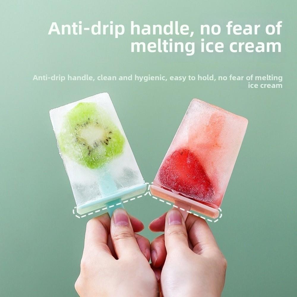 Reusable Ice Cream Popsicle Mold Creative Design Popsicle Mold Cube Tray Homemade Ice Box  Summer