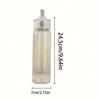 Muji Sports Fitness Large-Capacity Transparent Water Bottle for Outdoors, Travel & Office
