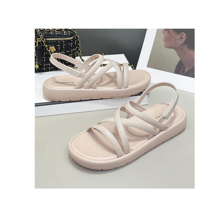 Sandals Women's Summer Flat Heel Soft Bottom Temperament Roman Shoes Beach Shoes