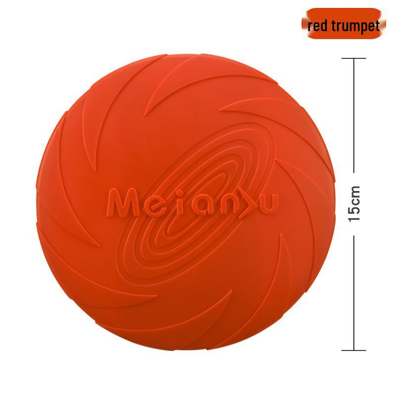 Meianju Dog Frisbee: Durable, Outdoor, Bite-Resistant Toy for Medium & Large Dogs