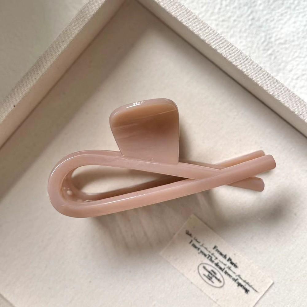Simple Large Crab Hair Claw Clips Women Girls Matte Tortoiseshell Bow Ponytail Hair Clamps Barrettes Hairpins Hair Accessories