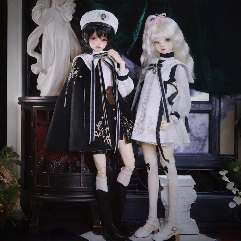 BJD doll clothes suitable for 1/4  sizeComplete set of cute magic cloaks clothes set doll accessories