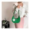 Sweet Style Faux Leather Crescent Bag for Women 2026 New Fashionable Shoulder Crossbody Purse