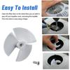 Replacement Part RCX11000 Impeller Reinforced Plastic Easy Installation No Tools Replacement Impeller For Pool Cleaner