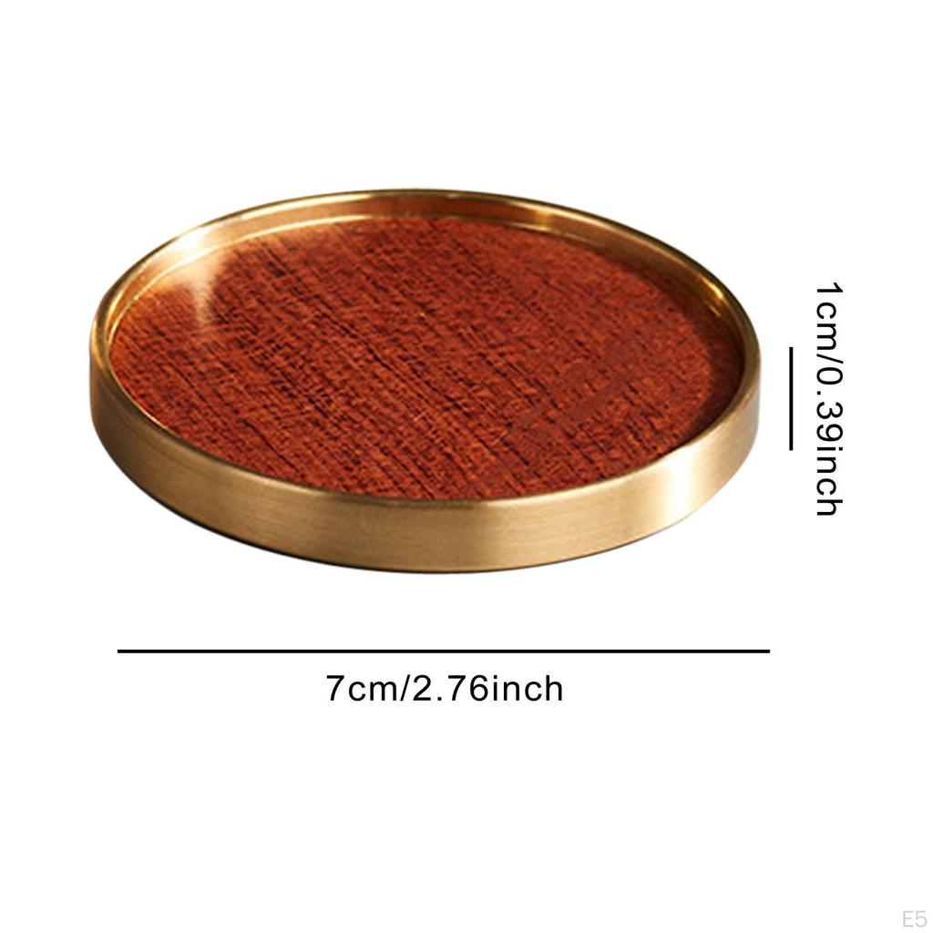 6 kusů Dřevěný podtácek Víceúčelový Lehký Snadné přenášení Podložka pod hrnek na kávu Ochrana stolu pro čaj