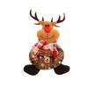 Christmas Tree Plush Ornaments  Cute Santa Claus Snowman Reindeer Tamer Bell Doll Hanging Pendant Go Home