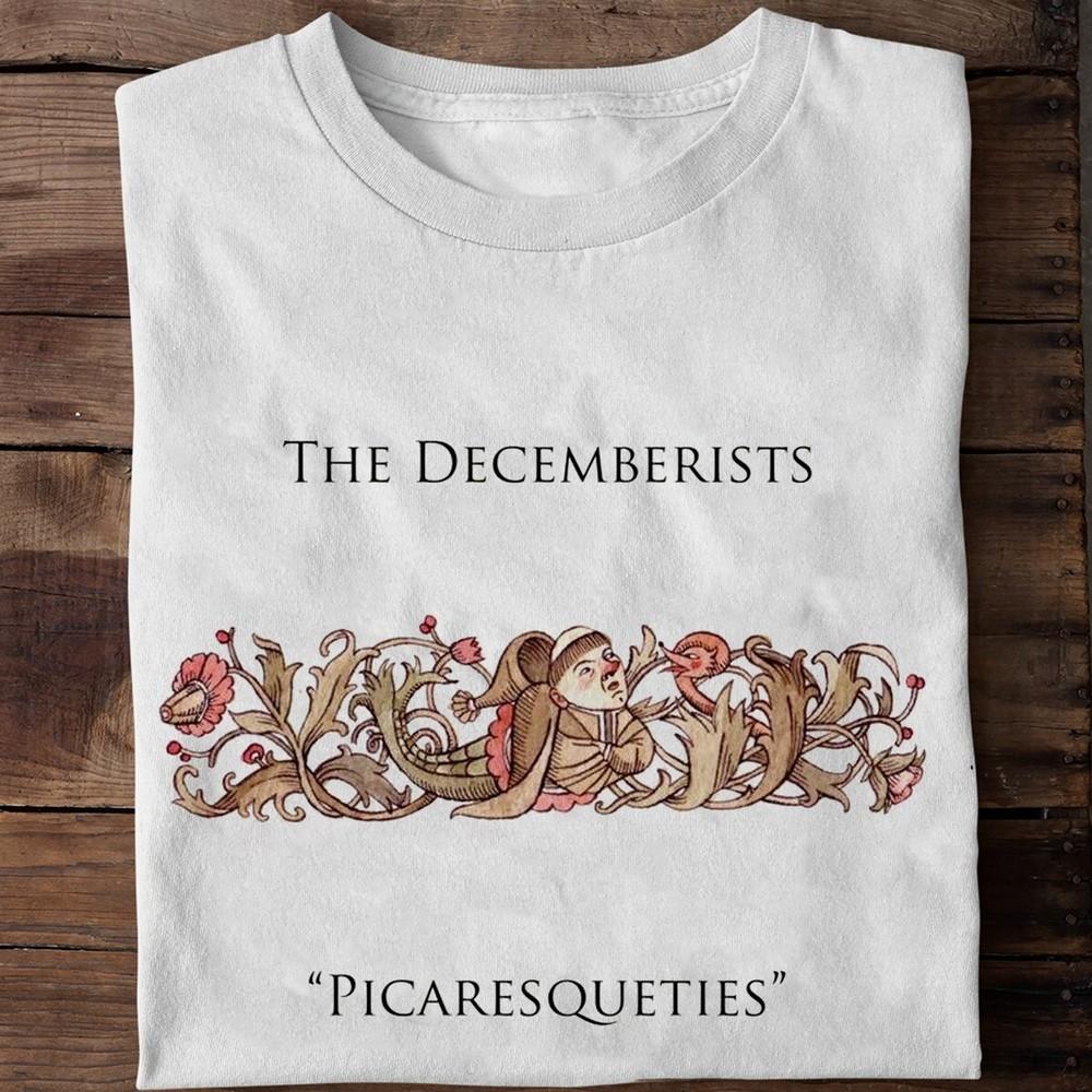 The Decemberists Picaresque Ties Short Sleeve Cotton  All Size Shirt Unisex T-Shirt S