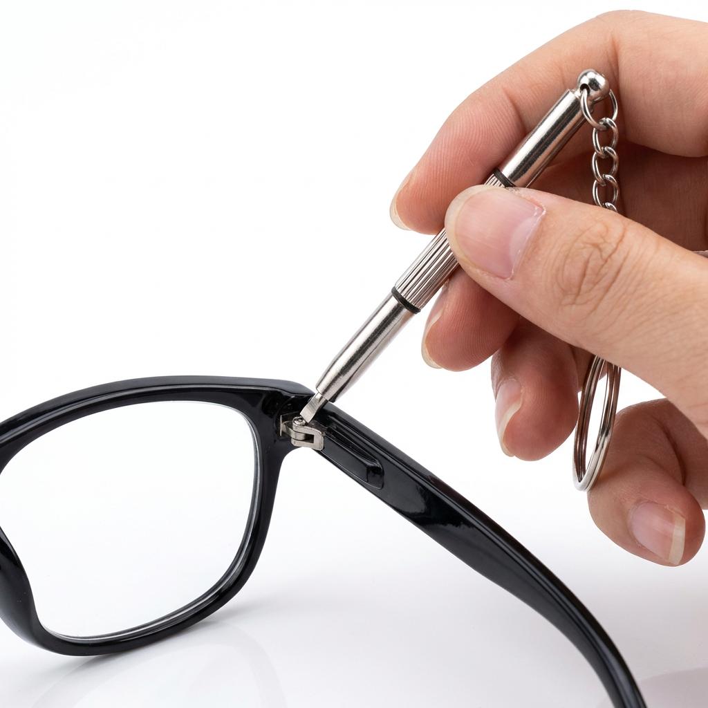 Multifunktions-Präzisions-Brillenschraubendreher-Set, Tragbares Reparaturwerkzeug-Kit, für Brillen, Uhren, Elektronik