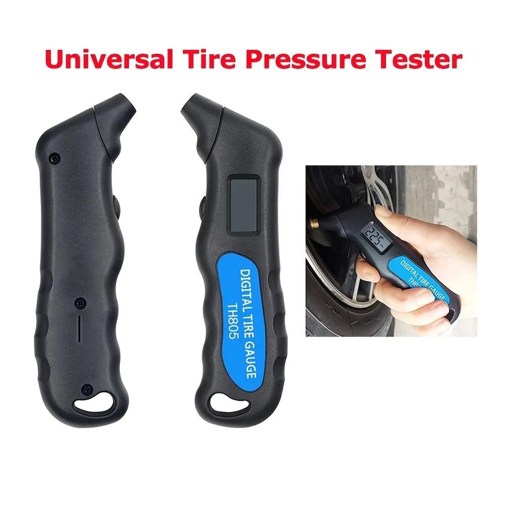 Universal TH805 Digital pentru anvelope pentru anvelope, contor de presiune a aerului, tester LCD pentru mașină, camion, motocicletă