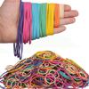 Rubber Bands Assorted Size Multicolor 0.5lb Elastic Bands for School Home Office Supplies Size#10,Size#16,Size#19,Size#33,Size#64,Size#