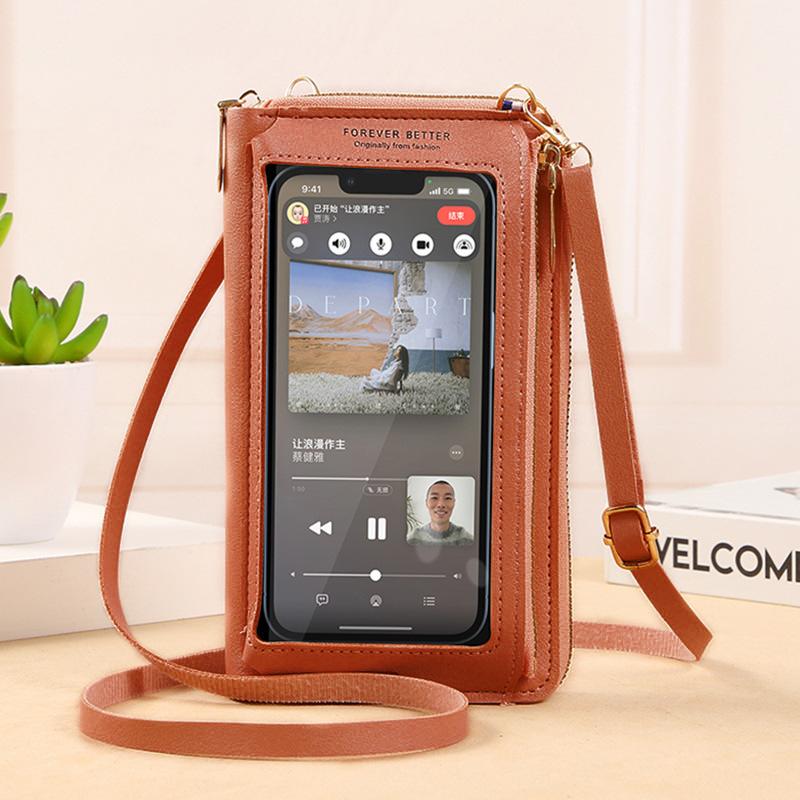 Touch Screen Phone Bag Crossbody Bags Women  Multifunctional Shoulder Wallet Mini Women's Bag Mobile Wallet Card Holder New