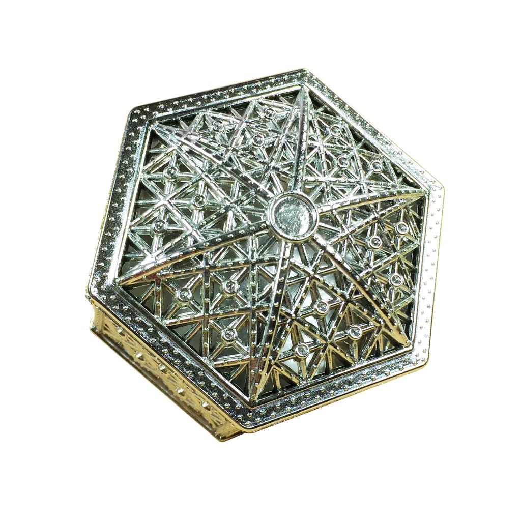 1Pc Vintage Creative Plastic Hexagon Candy Box for Wedding Chocolate Treat Gift Box Unique Party Favors Packaging