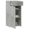 VidaXL Buffet gris béton 45x42,5x93 cm bois d'ingénierie, armoire, armoire latérale, armoire de rangement, armoire, placard, 846288