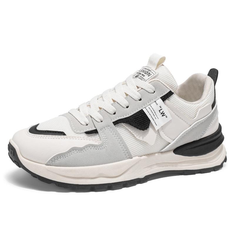 Zomerschoenen voor heren nieuwe heren ademende sportschoenen casual trend veelzijdige mesh hardloopschoenen plateau trendy schoenen