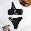Damen Split Bikini Badeanzug Sport Badeanzug