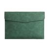 Thickened Waterproof A4 Leather File Folder with Snap Button & Customizable Logo