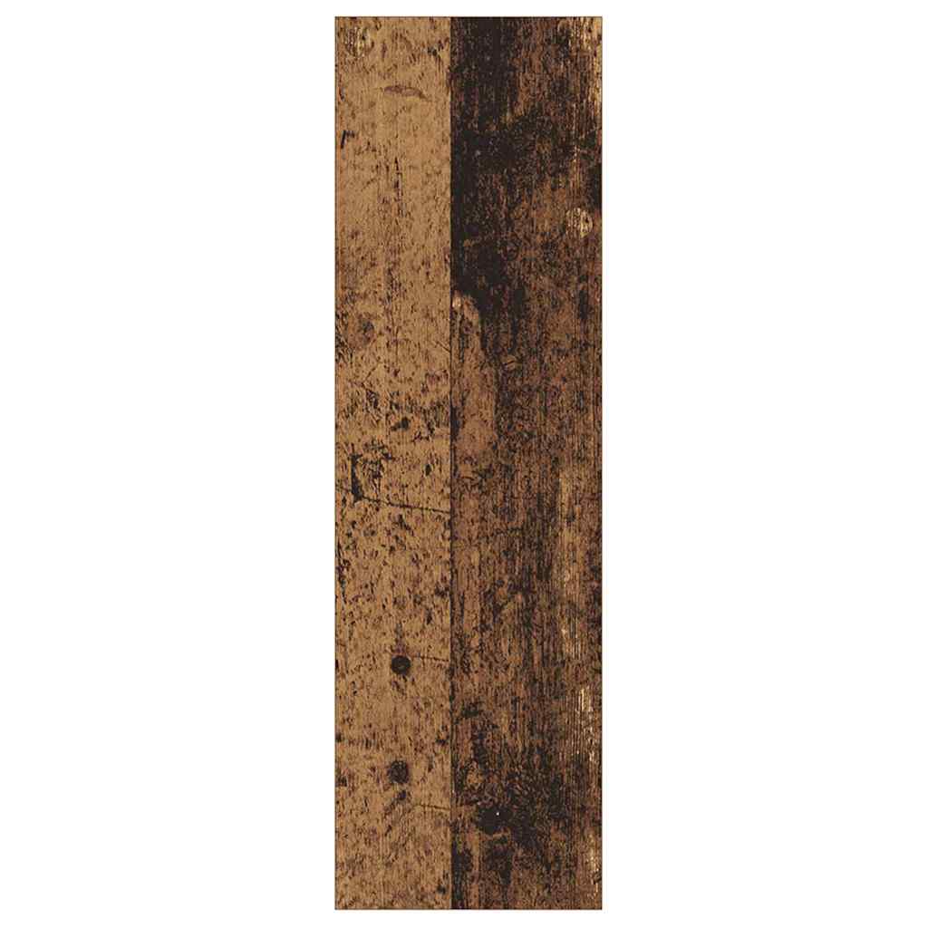 Shoe Cabinet with Shelf Rustic Wood Look 60 x 18 x 60 cm Engineered Wood
