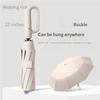125Cm Ring Buckle Umbrella Fully Automatic Folding Umbrella Men'S Sunny And Rain Dual-Purpose Vinyl Sun Protection Umbrella Whol