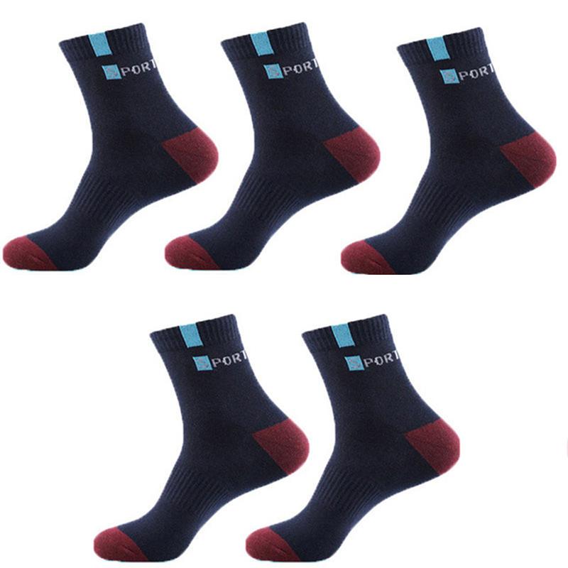 5Pair Bamboo Fiber Summer Spring Men Socks Breathable Cotton Sports Sock Breathable Deodorant Business Socks