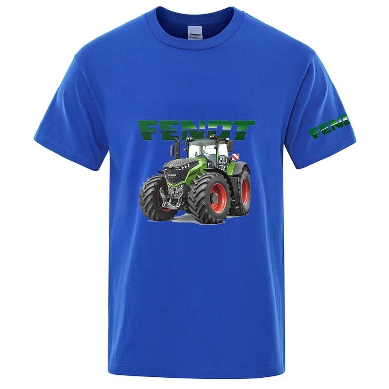 Traktor FENDT Logo Aufdruck Sommer Herren Schnelltrockend Sport Mode Herren 2026 Kurze Ärmel Sommer Freizeit Atmungsaktives T-Shirt