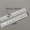 2pcs 3D ABS Car Letter Logo V8 BITURBO Sticker Fender Side Badge Emblem Decal For Mercedes Benz G63 S63 C63 E63 C63S Accessories