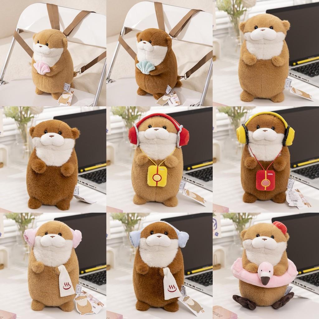 Adorable Ussou Sauce Water Otter Plush Keychain Doll Super Soft Comfort Toy Gift